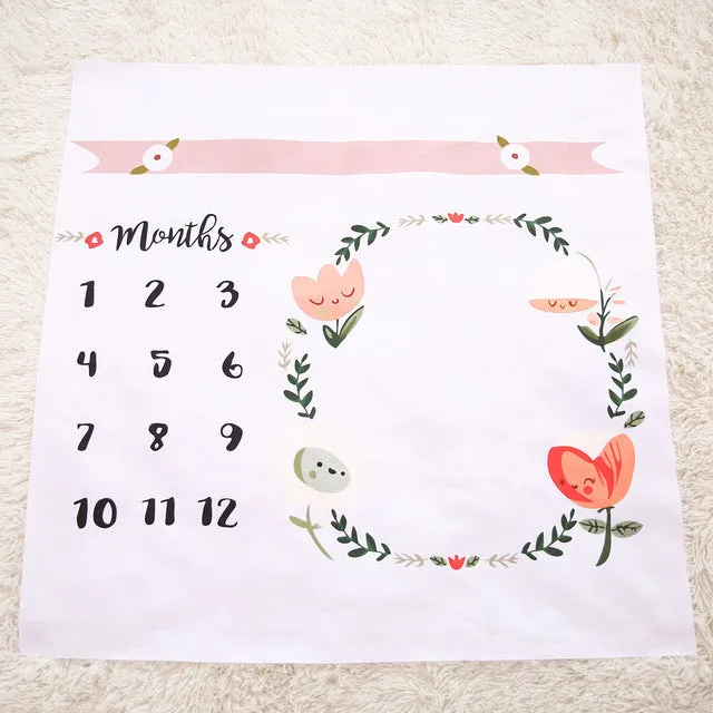 White 100x100cm square polyester cotton baby blanket for cot and swaddle