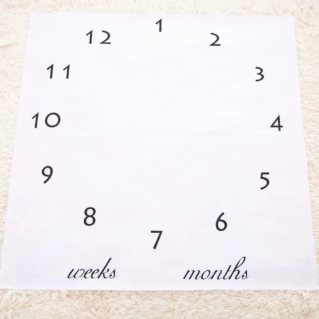 White 100x100cm square polyester cotton baby blanket for cot and swaddle