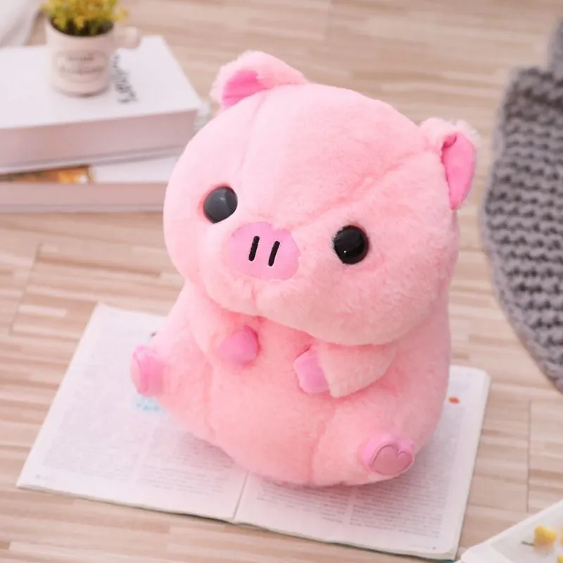 Brown boba milk tea plushie toy with fruit shape on a white background