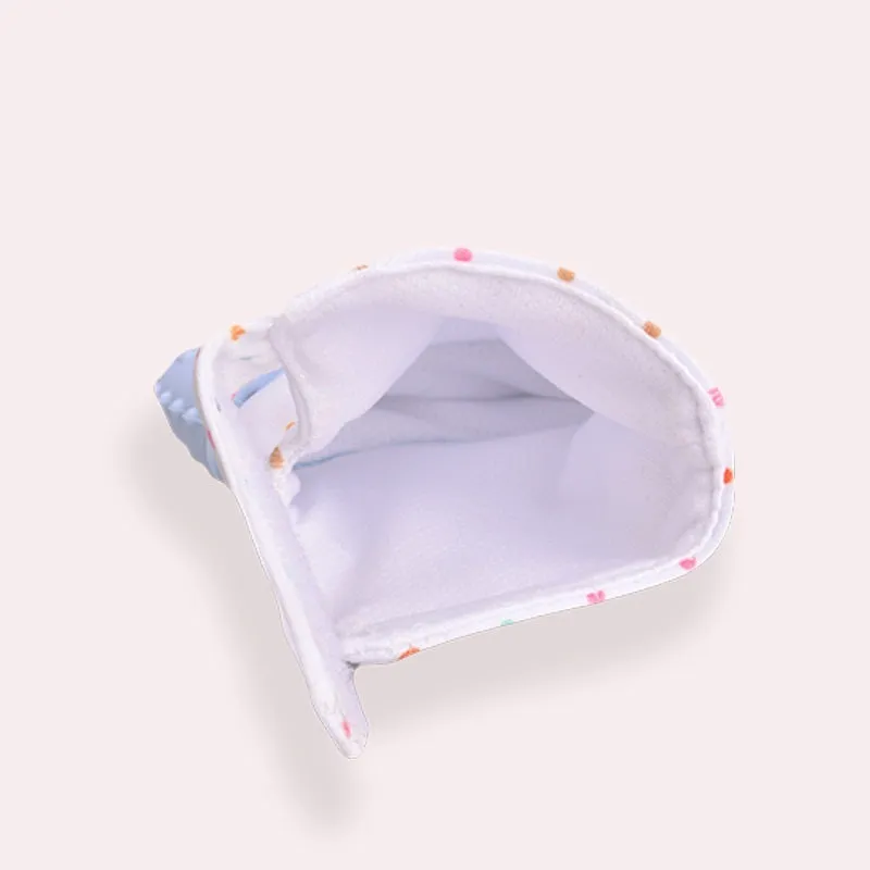 Baby silicone teething gloves with Velcro strap in multiple colour options