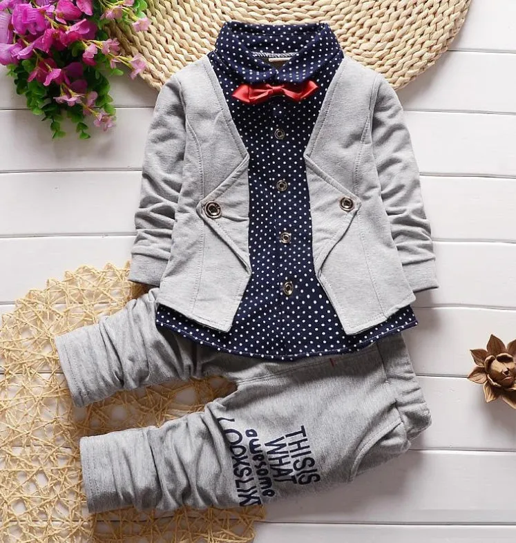 Kids casual sport suit tracksuit set in multiple colour options with size chart