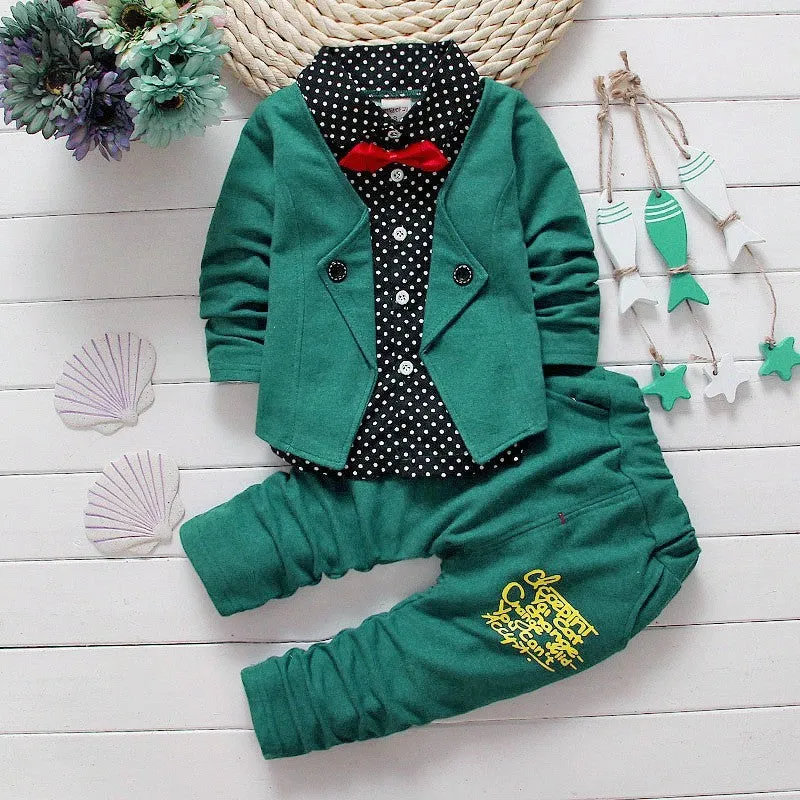 Kids casual sport suit tracksuit set in multiple colour options with size chart