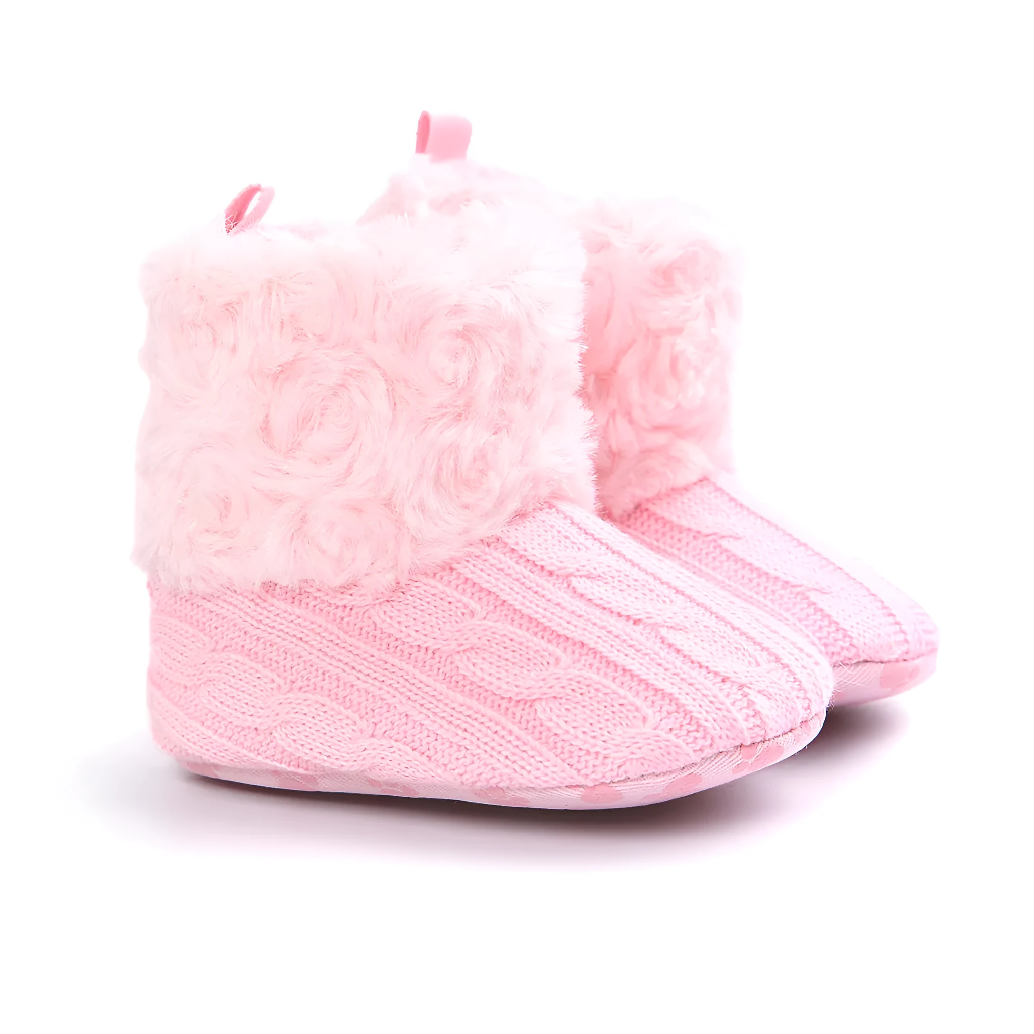 Leather baby shoes in five colours with soft soles for infants