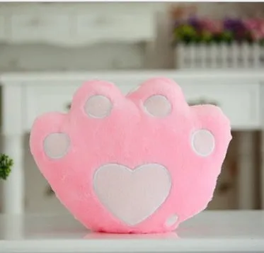 Colourful star-shaped plush cushion with LED flashing lights for children