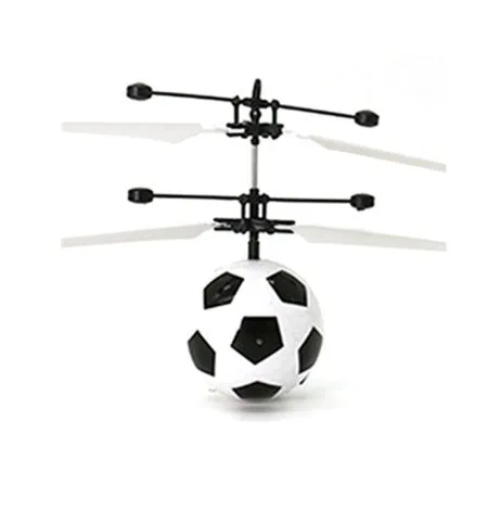 LED Magic Flying Ball with infrared induction, flashing lights, USB charging, plastic construction, available in multiple colours