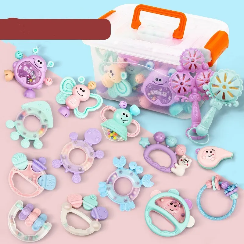 Baby early education comfort toys for infants 0-3 years in plastic construction