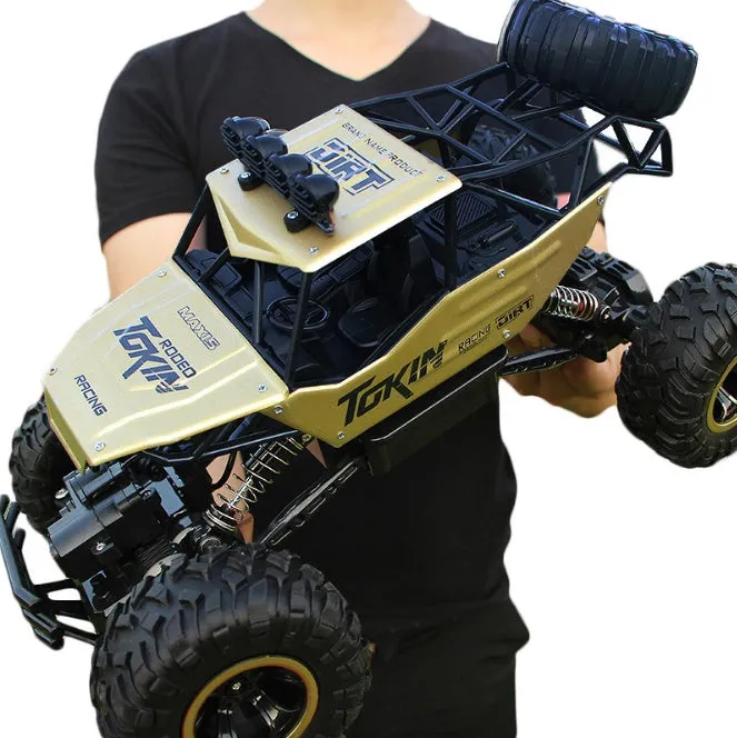 4WD RC buggy green red off-road truck 37x23x20cm with 2.4G remote control