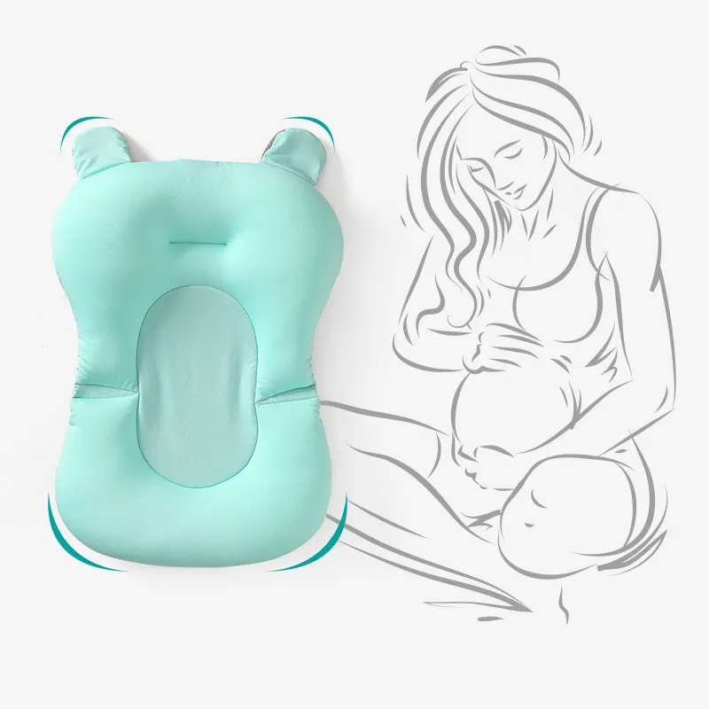 Baby Shower Bed Bath in blue colour with three-point buckle and nest mesh cloth floating pad, 0.33kg weight
