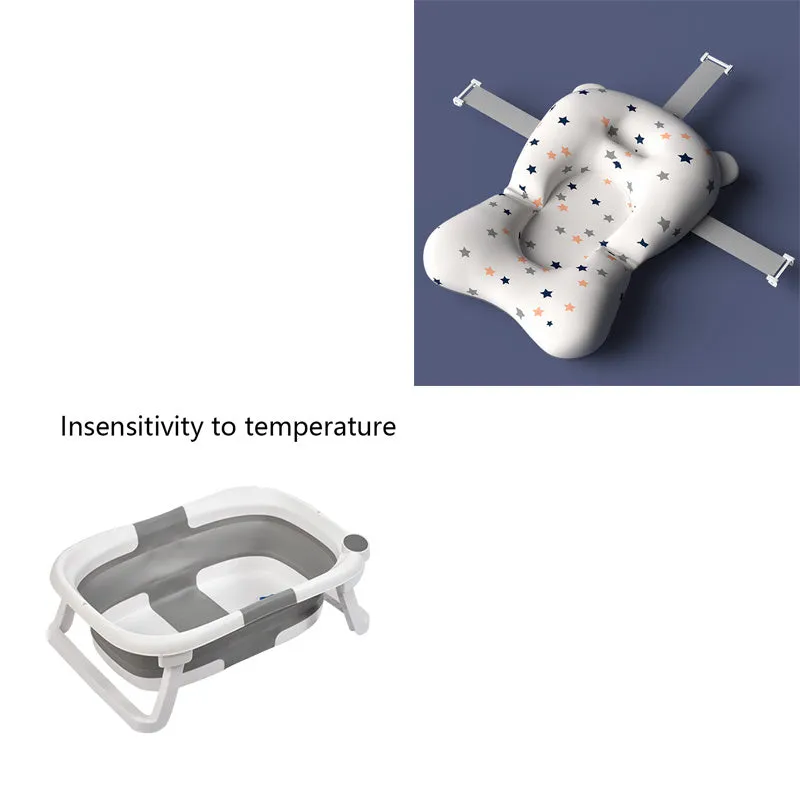 Baby Shower Bed Bath in blue colour with three-point buckle and nest mesh cloth floating pad, 0.33kg weight