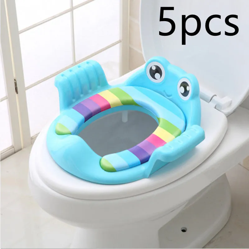 Baby children toilet seat in pink with non-slip pads, 38x35x8 cm, for toddlers aged 1-6 years