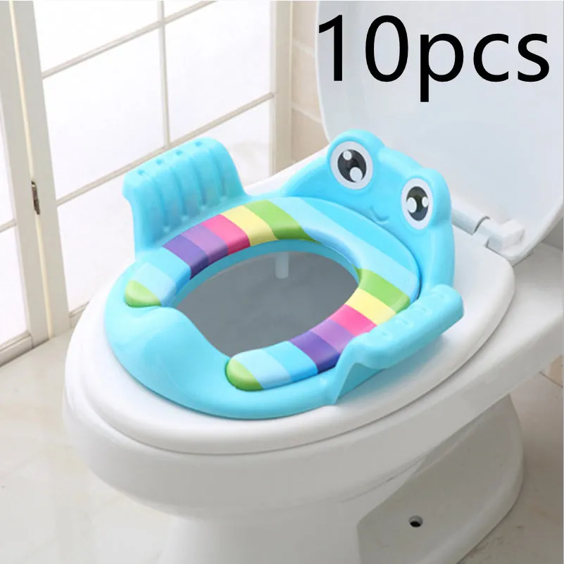 Baby children toilet seat in pink with non-slip pads, 38x35x8 cm, for toddlers aged 1-6 years
