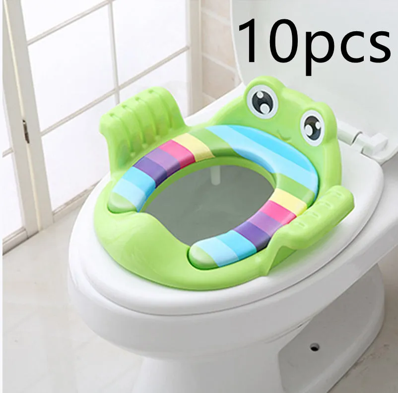 Baby children toilet seat in pink with non-slip pads, 38x35x8 cm, for toddlers aged 1-6 years