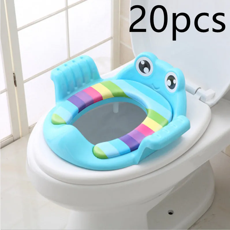 Baby children toilet seat in pink with non-slip pads, 38x35x8 cm, for toddlers aged 1-6 years