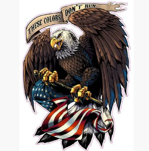 Eagle reflective car decoration decal sticker 17x12 cm Style6 bumper sticker