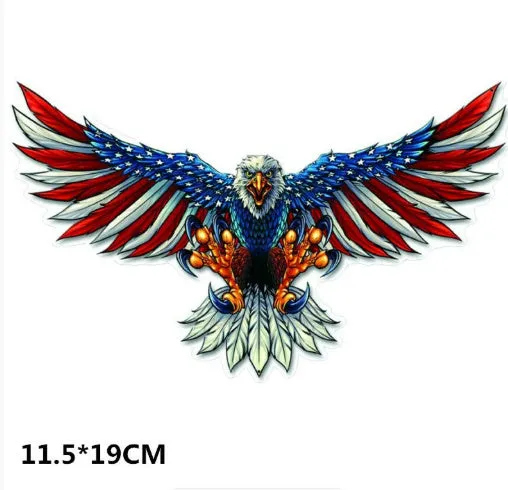 Eagle reflective car decoration decal sticker 17x12 cm Style6 bumper sticker