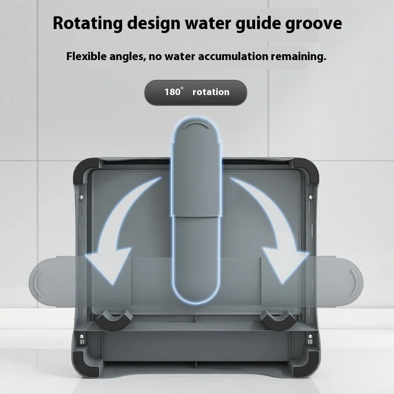 Qiaola Customized plastic dish rack multi-function draining rack single layer Korean style for kitchen sink