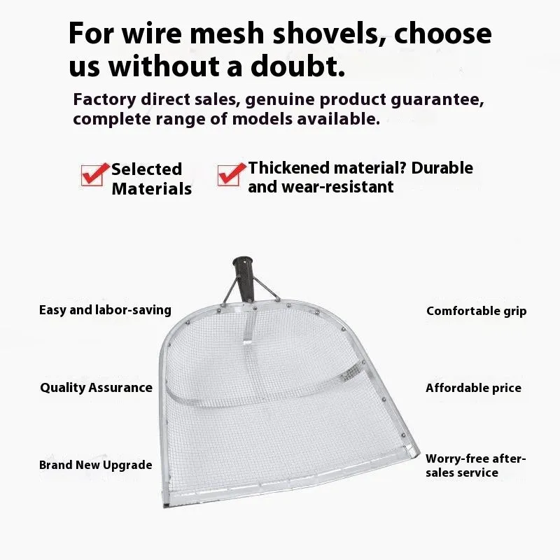 Large hole thickening galvanized iron sieve mesh screen with 4 mm leakage hole for sifting
