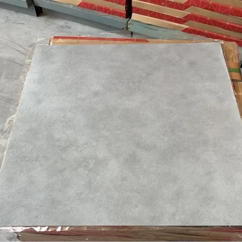 Stone pattern self-adhesive floor tile 600x600mm, moisture-proof, modern simplicity style