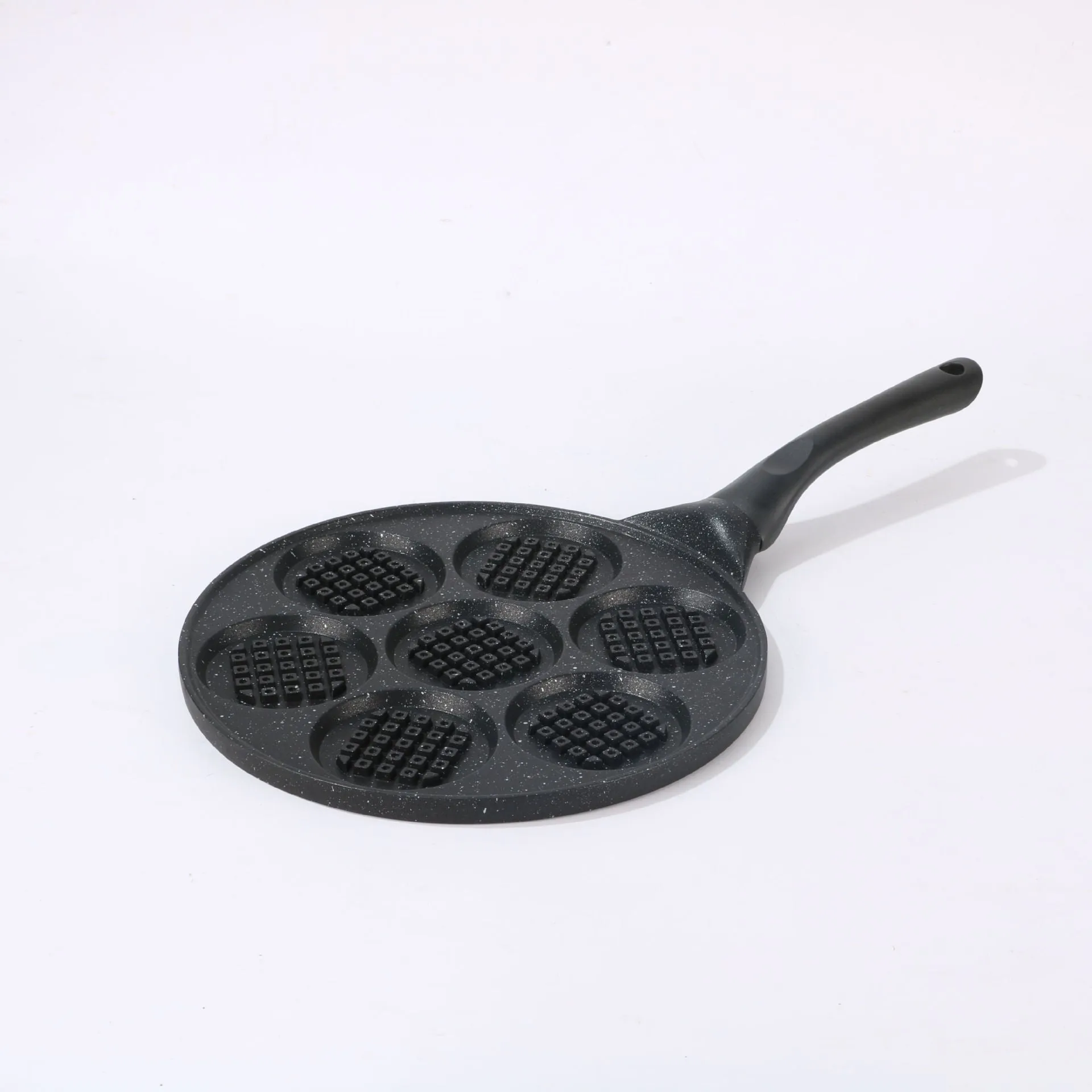Aluminium alloy porous griddle barbecue plate with double sole on gas stove
