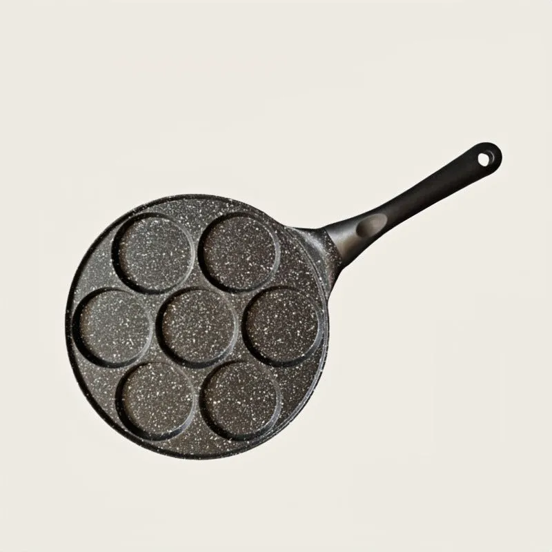 Aluminium alloy porous griddle barbecue plate with double sole on gas stove