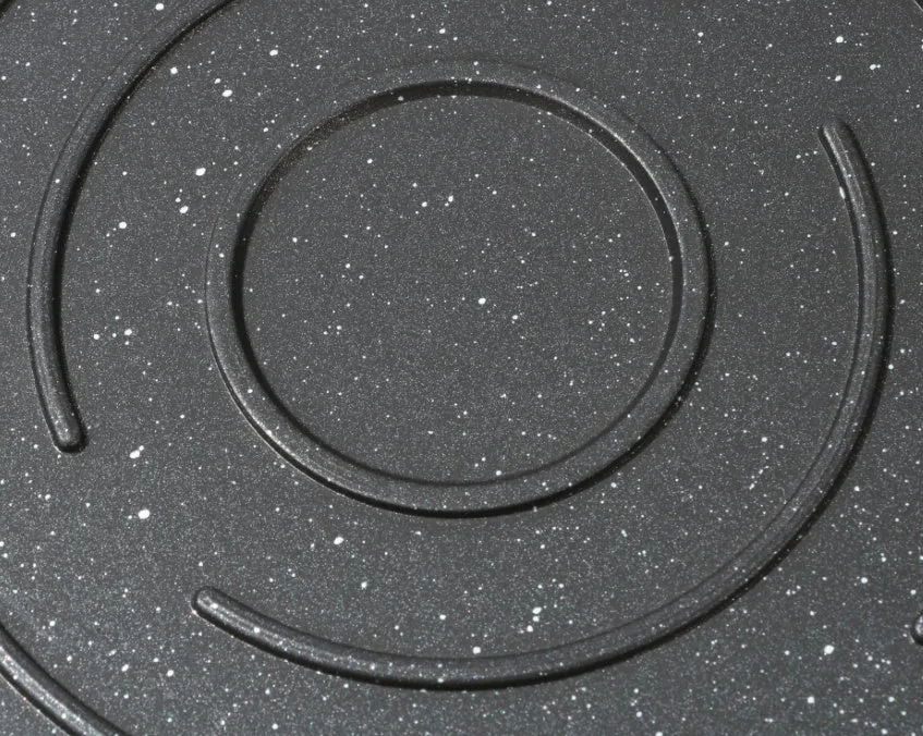 Aluminium alloy porous griddle barbecue plate with double sole on gas stove