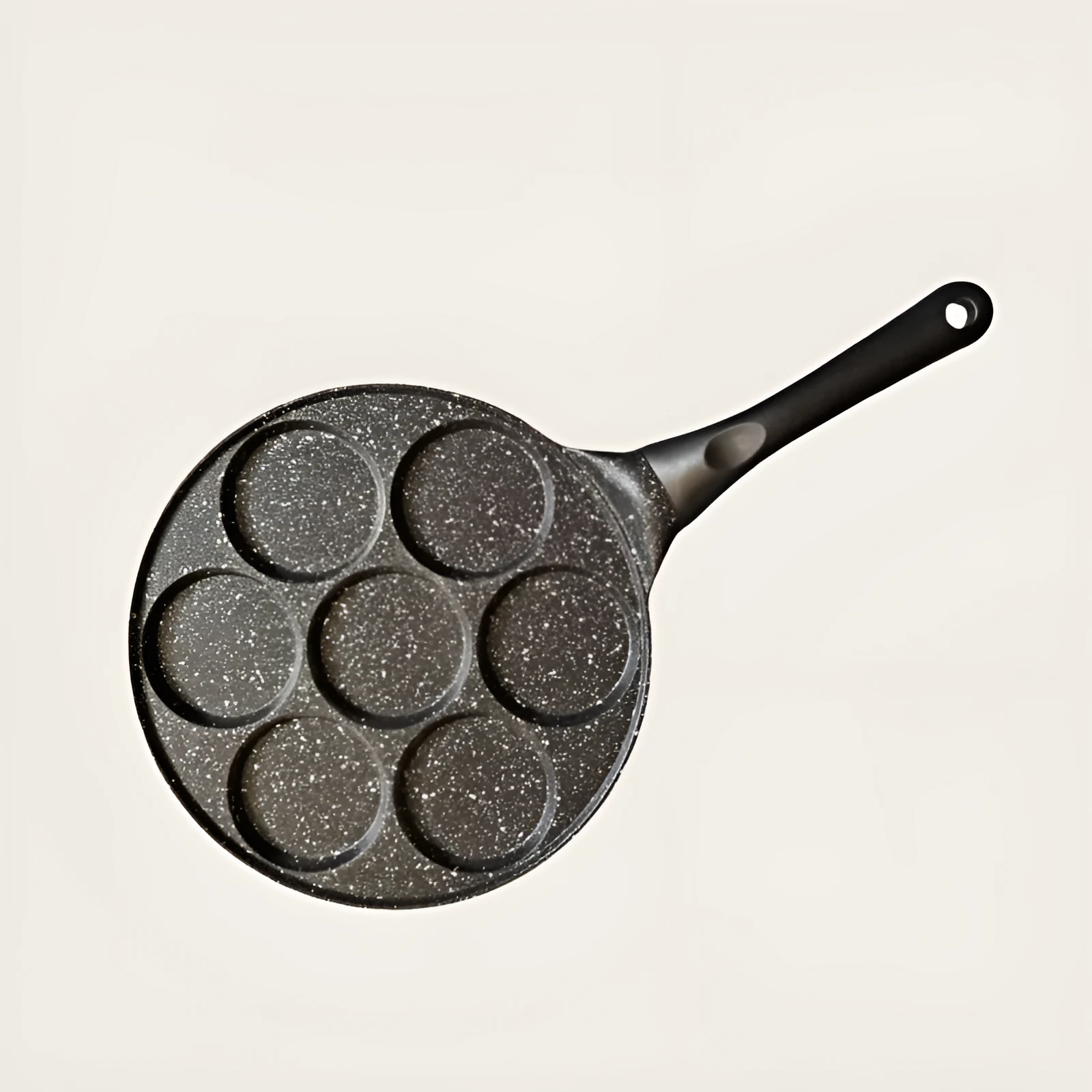 Aluminium alloy porous griddle barbecue plate with double sole on gas stove