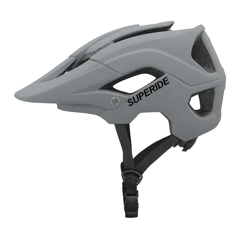 Ultra-light mountain bike helmet in camouflage colour with integrated PC shell, size M or L
