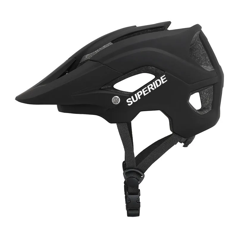 Ultra-light mountain bike helmet in camouflage colour with integrated PC shell, size M or L