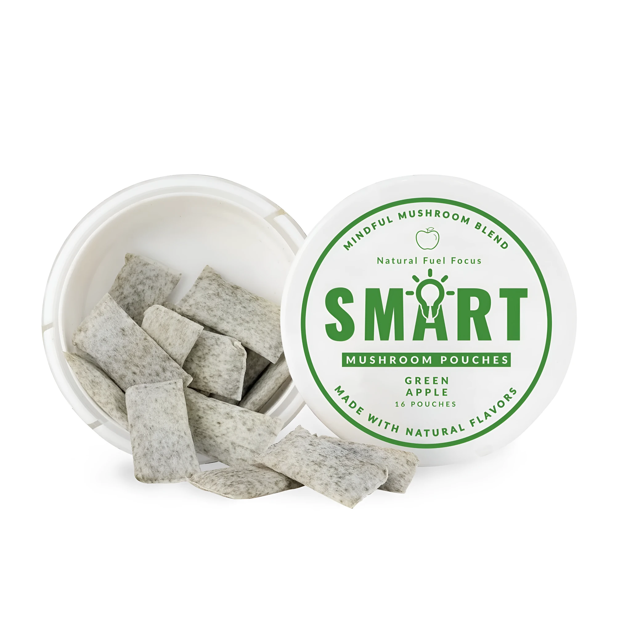 Natural Ingredient Multi-flavour Energy Bag supplement pack with 16 herbal energy chewing bags in assorted colours
