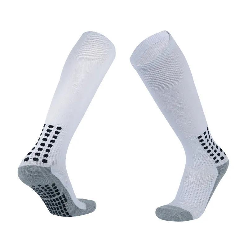 Non-slip shock absorption nylon stockings with glue dispensing grip, available in multiple colours