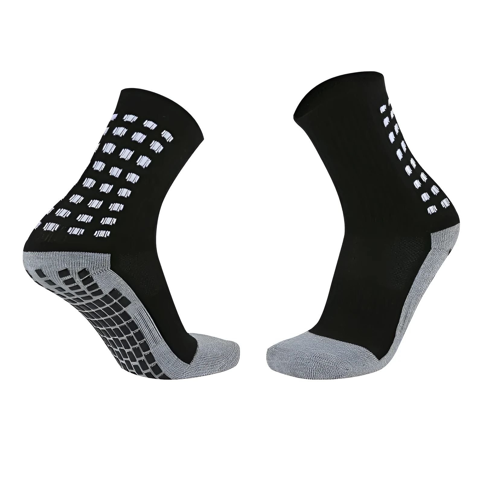 Non-slip shock absorption nylon stockings with glue dispensing grip, available in multiple colours
