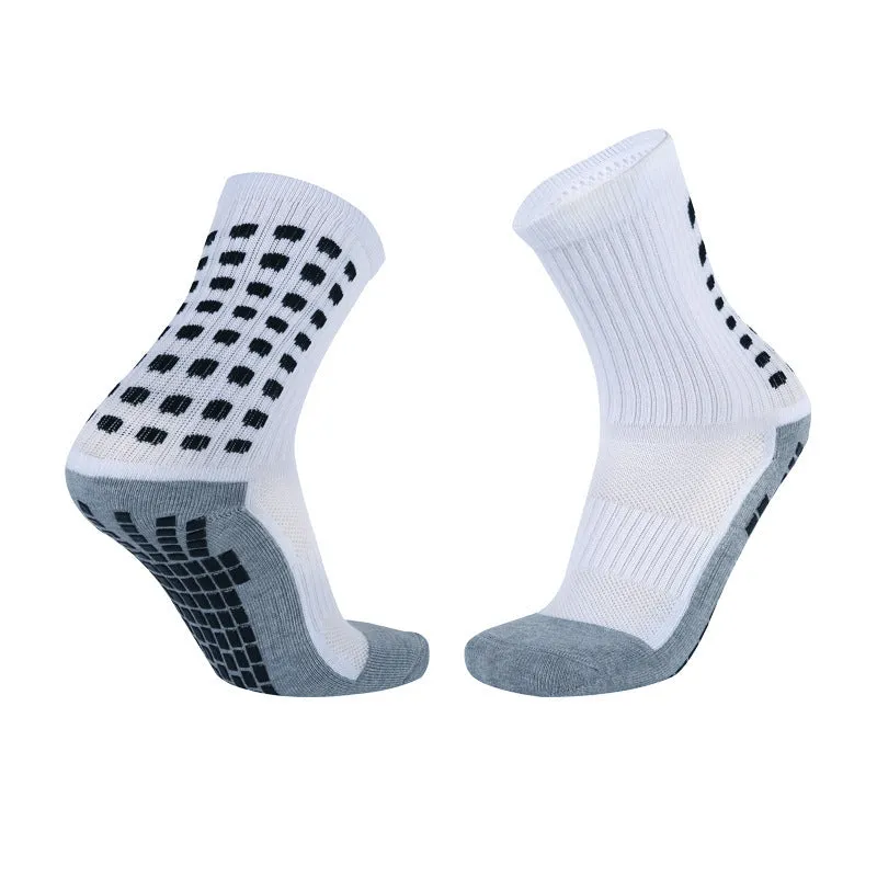 Non-slip shock absorption nylon stockings with glue dispensing grip, available in multiple colours