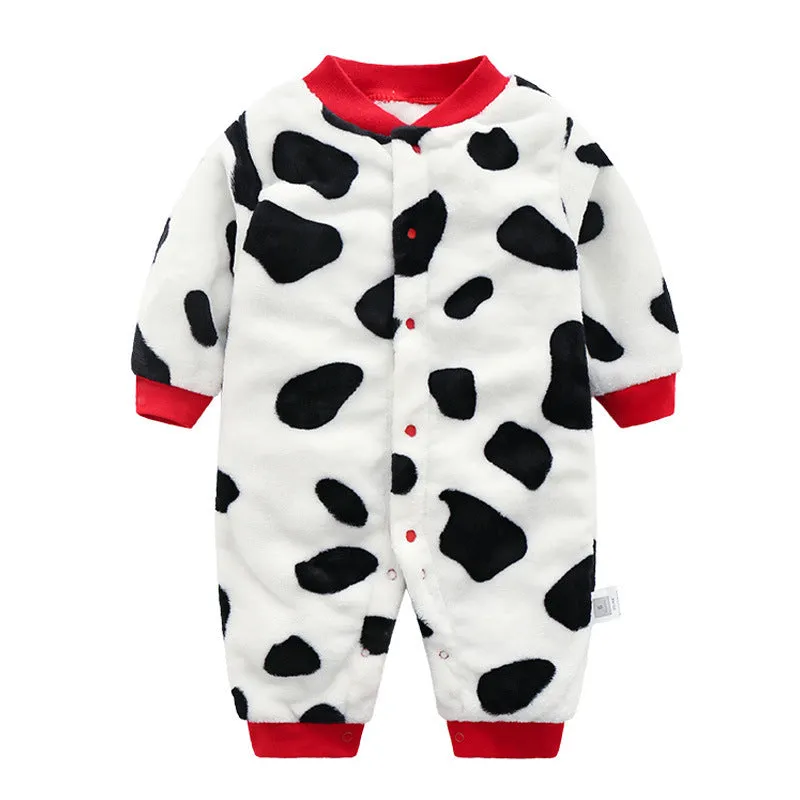 Baby warm jumpsuit made of 100% polyester in grey beard colour, long sleeves, size 6 months