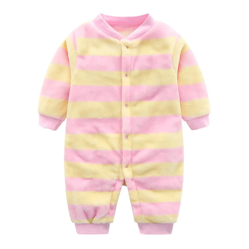 Baby warm jumpsuit made of 100% polyester in grey beard colour, long sleeves, size 6 months