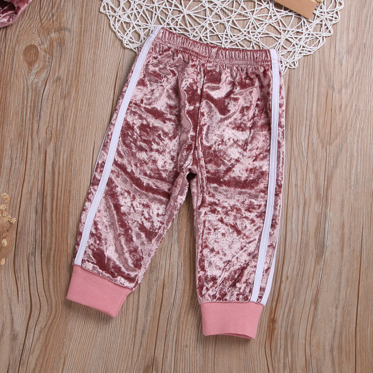 Candy-coloured children's cotton top and pants set grey red Asian fit sizes 80-120cm