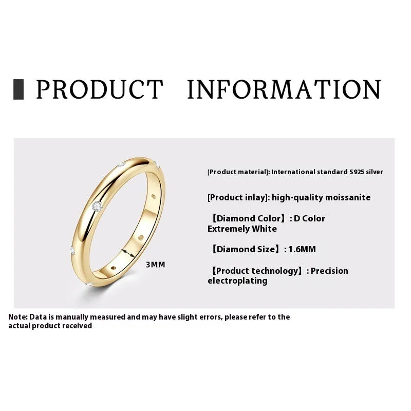 Simple geometric round bracelet ring in sterling silver, gold, and platinum colour options.