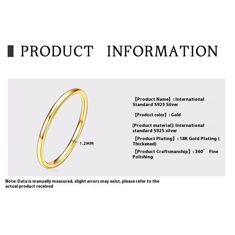 Simple geometric round bracelet ring in sterling silver, gold, and platinum colour options.