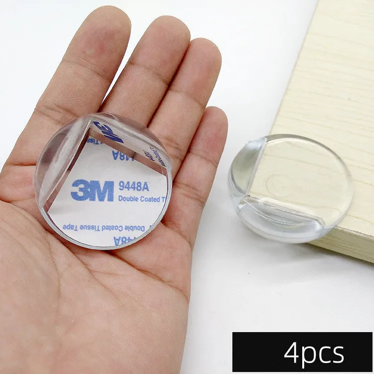 Baby silicone protective pad L-shaped thickening anti-collision table corner cover set of 12 pieces
