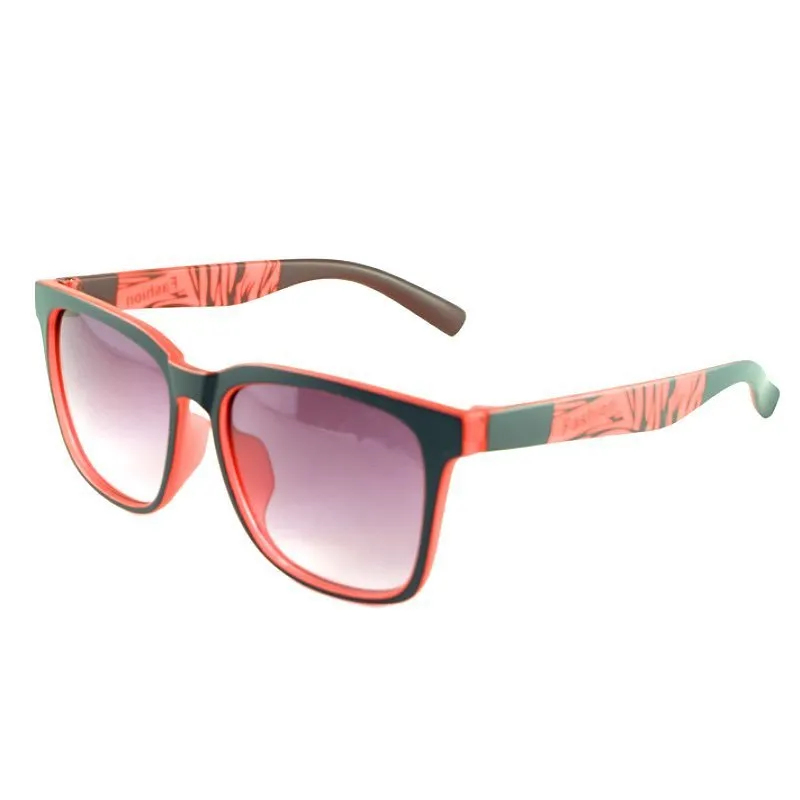 Square Kids Sports Sunglasses PC Frame AC Lens Strong Construction C1 Black C2 Green C3 Red C4 Orange C5 Yellow-Green C6 Blue Unisex Style