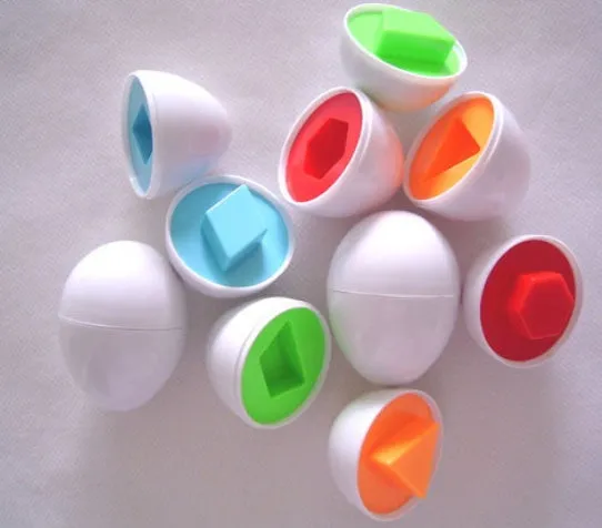 Children's educational twist egg toy set with plastic eggs in bag for learning letters and numbers