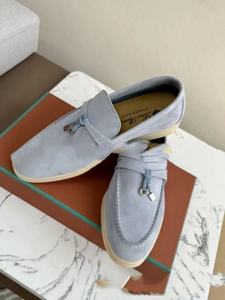 High top slip-on loafers with round toe cap and visible stitching on artificial PU upper