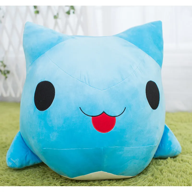Cute cartoon short plush toy doll in tongue style, 50 cm height, soft fabric