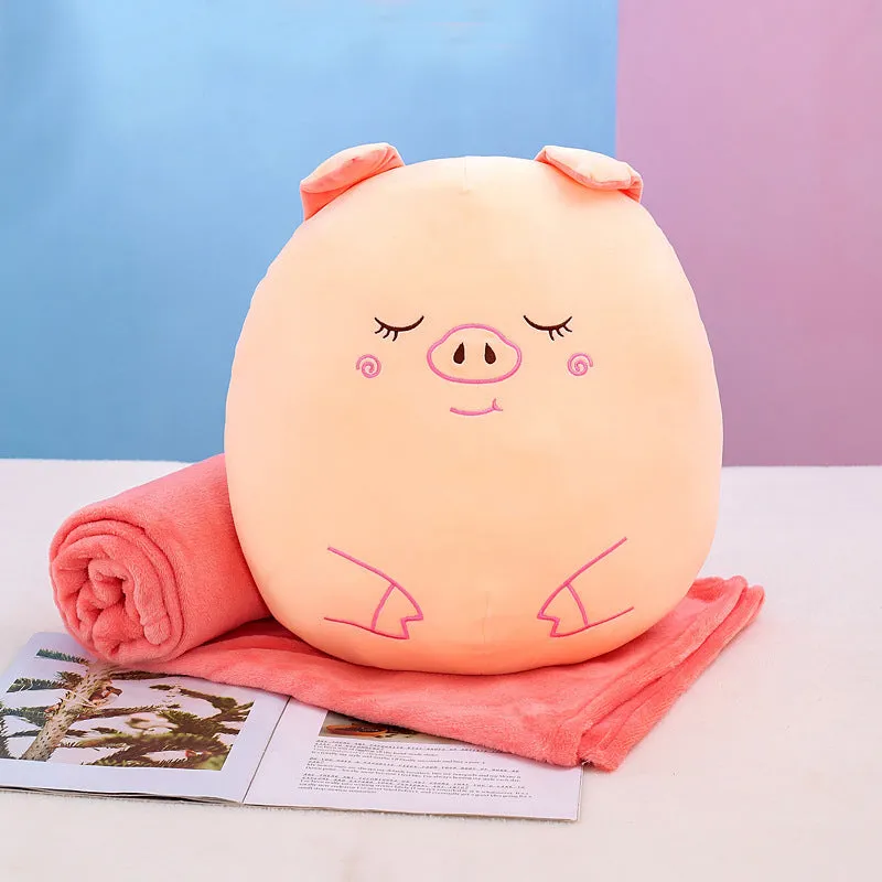 Creative new plush toy stretch velvet animal stuffed bear duckling husky pig rabbit dinosaur