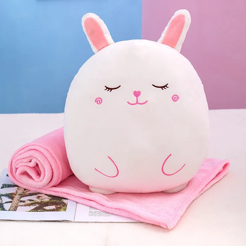 Creative new plush toy stretch velvet animal stuffed bear duckling husky pig rabbit dinosaur