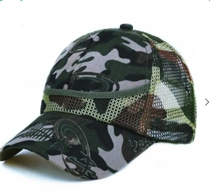 Boys baseball cap sun hat in alphabet camouflage with brim for sun protection