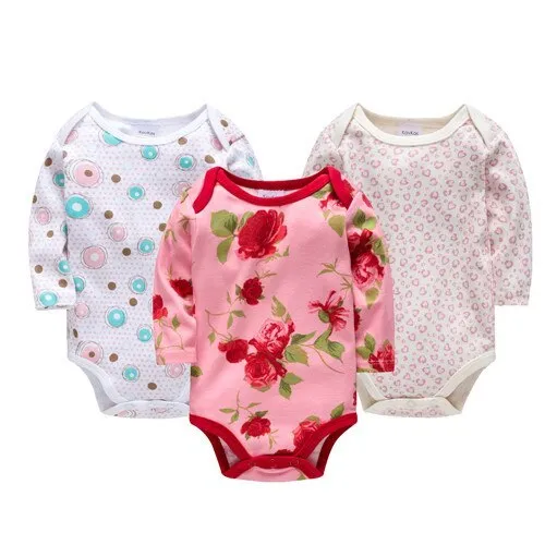 Cotton long sleeve baby jumpsuit with blue elephant print, available in sizes 3M to 24M