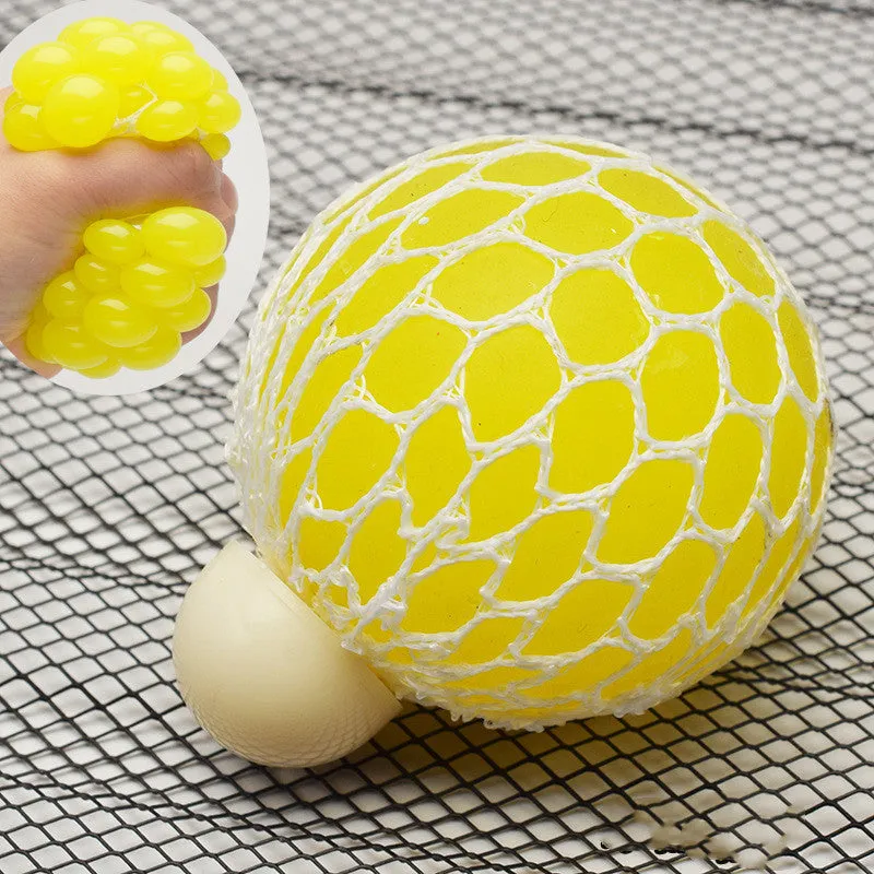 Anti stress ball grape look-a-like stress relief toy for hand exercise and autism sensory needs