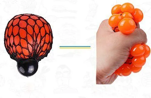 Anti stress ball grape look-a-like stress relief toy for hand exercise and autism sensory needs