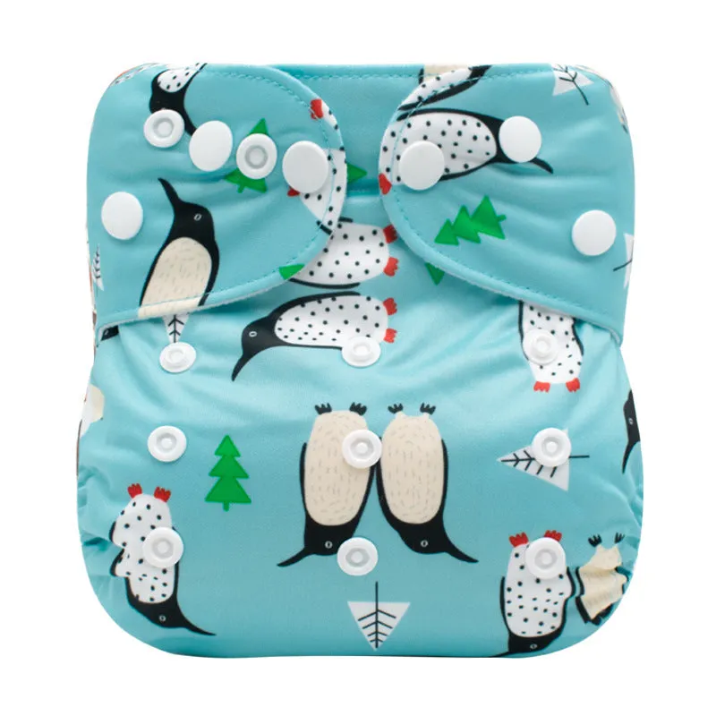 Baby washable leakproof cloth diaper pants in colour option, 34x36cm PUL fleece pocket nappy for 0-12 months