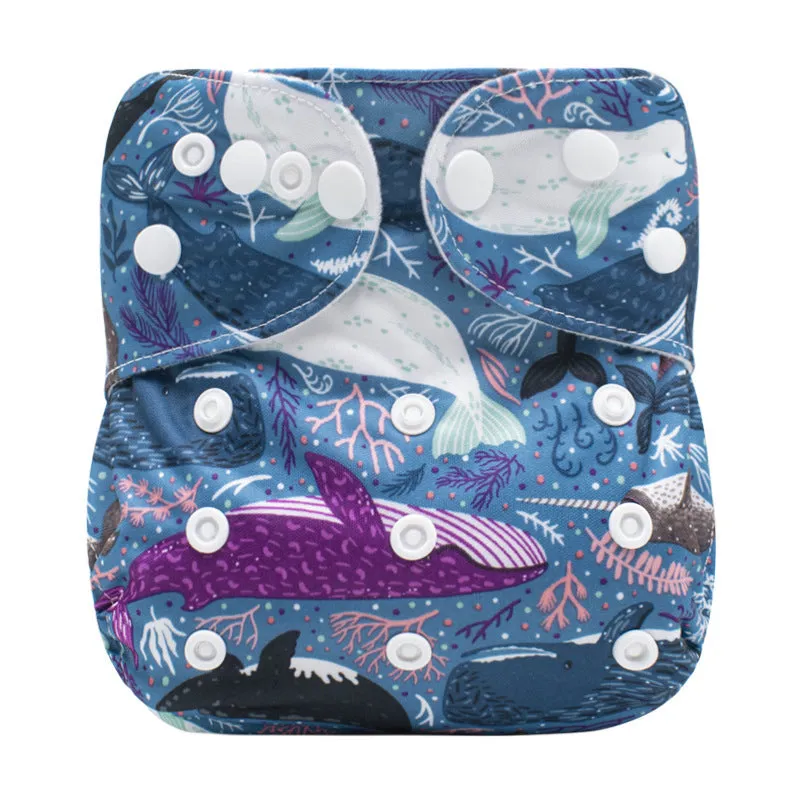 Baby washable leakproof cloth diaper pants in colour option, 34x36cm PUL fleece pocket nappy for 0-12 months
